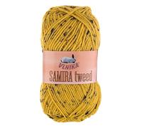 100g Strickgarn Samira Tweed Klassikgarn Strickwolle Handstrickgarne Farbwahl