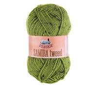 100g Strickgarn Samira Tweed Klassikgarn Strickwolle Handstrickgarne Farbwahl