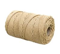 100m Verdickt Natürliches Hanfseil 6mm Juteseil Schwere Seil für Handwerk DIY Kunsthandwerk Braune Dekoration Hanf String