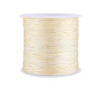 100M X 0,8mm Nylon-String-Faden, Chinesische Knotens Chnur, Nylons Chnur, für Schmuck, der Chinesische Knoten-Armband, Schnur, Perlen Faden, Beige