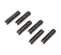 100Pcs Metall Aglets Schnürsenkel Tipps 100 StüCk Metallkapseln Kupfer SchnüRsenkel Enden Diy schuhbefestiger