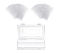 100pcs Paper Money Sleeves Storage Box Für Dollar Bill Clear Währung Für Sammler Und Hobbyisten Banknote