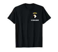 101st Airborne Division Patch - Weiß "Currahee" T-Shirt
