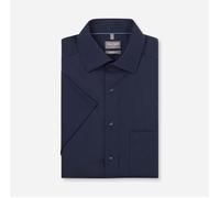 Businesshemd OLYMP "OLYMP Luxor, comfort fit, New Kent", Herren, Gr. 46, Normaler Arm, marine, 100% Baumwolle, Hemden (72723916-46) marine