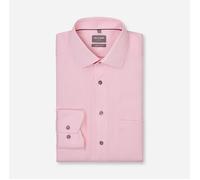 Businesshemd OLYMP "OLYMP Luxor, comfort fit, New Kent", Herren, Gr. 43, Normaler Arm, hellrosé, 100% Baumwolle, Hemden (40048532-43) hellrosé