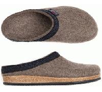 108 Comfort Wollfilz Clogs Filzpantoffeln braun Mittel - Stegmann 36.0