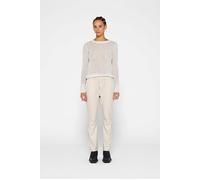 10DAYS Leather Look Flared Jogger Light Safari Größe: S | Lederhosen Outlet | Damen