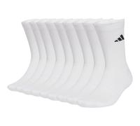 10er Pack adidas Performance Essentials Cushioned Crew Socken KF9095 - white/black 40-42