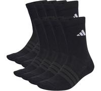 10er Pack adidas Performance Essentials Cushioned Crew Socken KS5525 - black/white 34-36