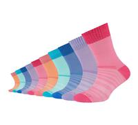 10er Pack camano Mesh Ventilation Crew Socken Kinder 4130 - prism pink 27-30