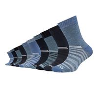 10er Pack camano Mesh Ventilation Crew Socken Kinder 5310 - infinity 27-30