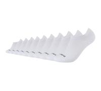 10er Pack camano Mesh Ventilation No Show Füßlinge 1000 - white 39-42
