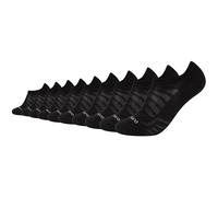 10er Pack camano Mesh Ventilation No Show Füßlinge 9999 - black 35-38