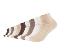 Sportsocken CAMANO "10er Pack", Damen, Gr. 43-46, cuban sand, 73% Baumwolle, 25% Polyamid, 2% Elasthan, uni, Socken Sportsocken (55706818-43) cuban sand