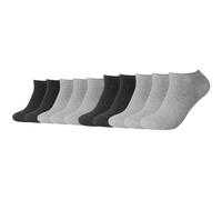 10er Pack camano Red Classic Sneakersocken 9300 - light grey melange 43-46