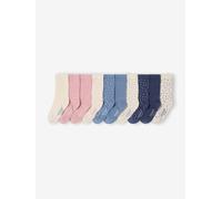 10er-Pack Kinder Socken mit Tupfen BASIC wollweiß Gr. 27/30 von Vertbaudet