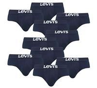 10er Pack Levis Men Solid Basic Brief Shorts Slip Herren Unterhose Pant Unterwäsche
