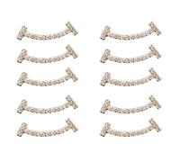 10er Pack Mode Brosche Lächeln Brosche Stilvolle Kleidungsnadel Feste Kleidung Pullover Mantel Kleidung Schmuck Zubehör Lässiges Outfit Zubehör