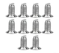 10er Pack Nadelplatten-Schrauben Flachkopf Metall 4.2mm