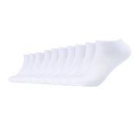 10er Pack s.Oliver Essentials Gekämmte Baumwolle Sneakersocken 0000 - white 47-49