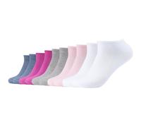 Sneakersocken S.OLIVER "Sneakersocken 10er Pack", Herren, Gr. 39-42, rosa (super pink), 68% Baumwolle, 29% Polyester, 3% Elasthan, uni, Socken Sneakersocken (79817266-39) super pink
