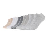 10er Pack s.Oliver Essentials Gekämmte Baumwolle Sneakersocken 1001 - white mouliné mix 35-38