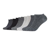 10er Pack s.Oliver Essentials Gekämmte Baumwolle Sneakersocken 9997 - black mix 35-38