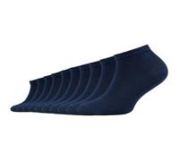 s.Oliver Kinder Sneakersocken essentials, 10er Pack, gekämmte Baumwolle, 31-34, blau