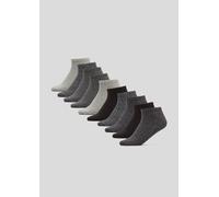 Sneakersocken S.OLIVER "Sneakersocken Unisex für Damen und Herren Atmungsaktiv bequem" Gr. 35/38, schwarz (black mi) Damen Socken (91756224-35) black mi