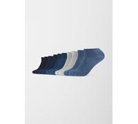 s.Oliver Damen Sneakersocken 'Venezia' blaumeliert, Größe 43-46, 5107857 Blaumeliert 45,5