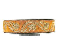 10m Mittelalter Borte Webband 16mm breit Farbe: Orange-Gold 16070-orgo