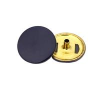 10mm/12mm/15mm/17mm/20mm farbige Druckknöpfe aus Metall, Dunkelblau, 20mm, 6 Stück, 501 massiv