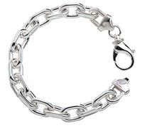 10mm Ankerkette Armband- massiv 925 Silber, Länge 23cm