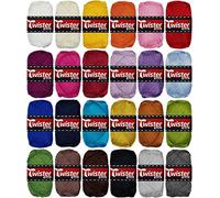 10x50 Gramm Twister Ibiza aus 100% Baumwolle mit Farbauswahl