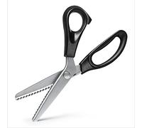 11 Größen 2-18 mm Zackenschere Edelstahl Stoff Rund/Dreieck Kanten Schneider Schneidern Nähwerkzeug (Dreieck 5 mm)