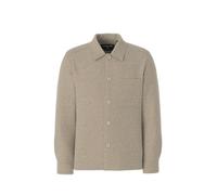 Strellson Overshirt Herren Umlegekragen Wolle beige, M