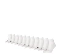11 Paar Puma Quarter Unisex Sportsocken 47-49 PS11 Weiss