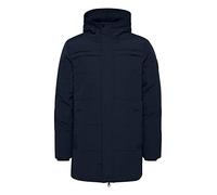 11 Project Braga Herren Winterparka Parka Winterjacke gefüttert mit hochabschließendem Kragen, Größe:M, Farbe:Insignia Blue (194010)