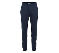 11 Project Enno Herren Hose Stoffhose mit elastischem Bund und Kordel Regular Fit aus 100% Baumwolle, Größe:L, Farbe:Dress Blues (194024)