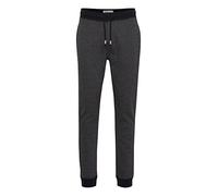 11 Project Enno Herren Hose Stoffhose mit elastischem Bund und Kordel Regular Fit aus 100% Baumwolle, Größe:XXL, Farbe:Black (194007)