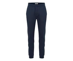 11 Project Enno Herren Hose Stoffhose mit elastischem Bund und Kordel Regular Fit aus 100% Baumwolle, Größe:L, Farbe:Dress Blues (194024)