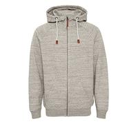 11 Project Mense Herren Sweatjacke Kapuzenjacke Hoodie mit Kapuze mit hochabschließendem Kragen, Größe:L, Farbe:Stone Mix (200274)