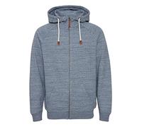 11 Project Mense Herren Sweatjacke Kapuzenjacke Hoodie mit Kapuze mit hochabschließendem Kragen, Größe:XL, Farbe:Dark Navy (194013)