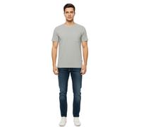 11 PROJECT Otto Herren Baumwoll-Shirt T-Shirt schlichtes Sommer-Shirt mit Brusttasche 20716238 ME 200274 Grau S