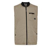 11 Project PRArne Herren Weste Steppweste Outdoor Weste leicht gefüttert mit RIPP-Kragen Regular Fit, Größe:XL, Farbe:Crockery (161104)