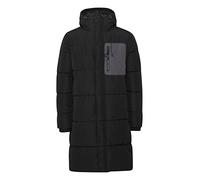 11 Project PRCaltonJA Herren Winterjacke Herrenjacke Jacke hochabschließender Kragen wasserabweisendes Material mit Kapuze, Größe:M, Farbe:True Black (194008)