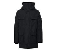 11 Project PRDean Parka Herren Winterjacke Herrenjacke Jacke Winterparka Mit großen Taschen und Kapuze Stark gefüttert Regular Fit, Größe:L, Farbe:Black (194007)