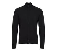 11 Project PRMelker Herren Strickjacke Cardigan Feinstrick mit hochabschließendem Kragen aus 100% Baumwolle, Größe:XXL, Farbe:Black (194007)