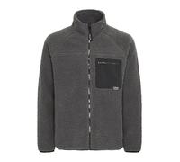 11 Project PRRomy Herren Teddy-Jacke Jacke Übergangsjacke mit Brusttasche Reißverschlusstaschen Stehkragen Label-Details Regular fit, Größe:3XL, Farbe:Forged Iron (193907)