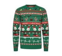 11 Project PRRuben Herren Strickpullover Feinstrick, M, Foliage Gr (186018)